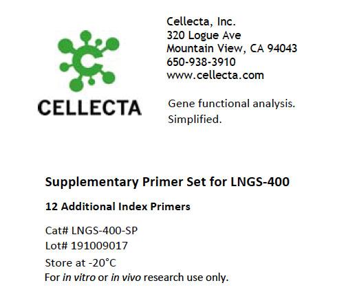 NGS Prep Supplementary Primer Sets (12 Additional Index Primers