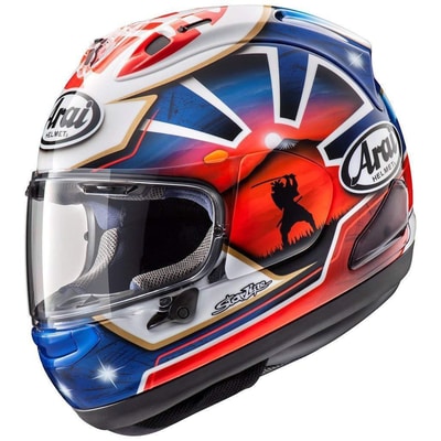 ARAI RX-7V Pedrosa Spirit Blue Helmet · Motocard