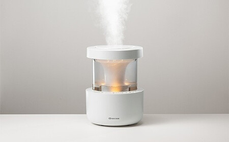 リズム プールレス加湿器 MIST 350 ライトグレー 【11100-1815