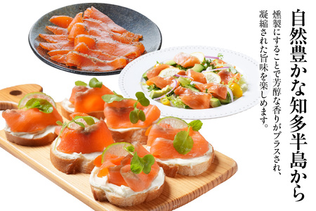 知多クールサーモン (食べ比べセット 100g×6パック) 数量限定 スモーク