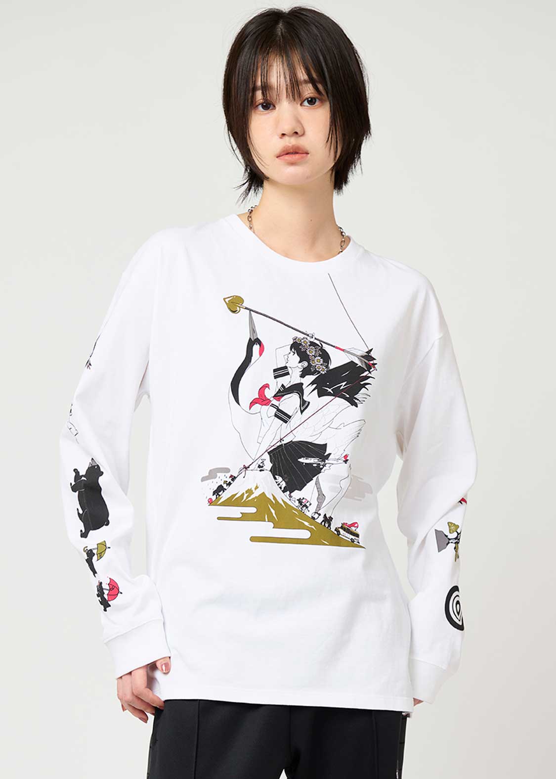心の弓｜長袖Tシャツ｜ユニセックス｜グラニフ(graniph)公式オンライン