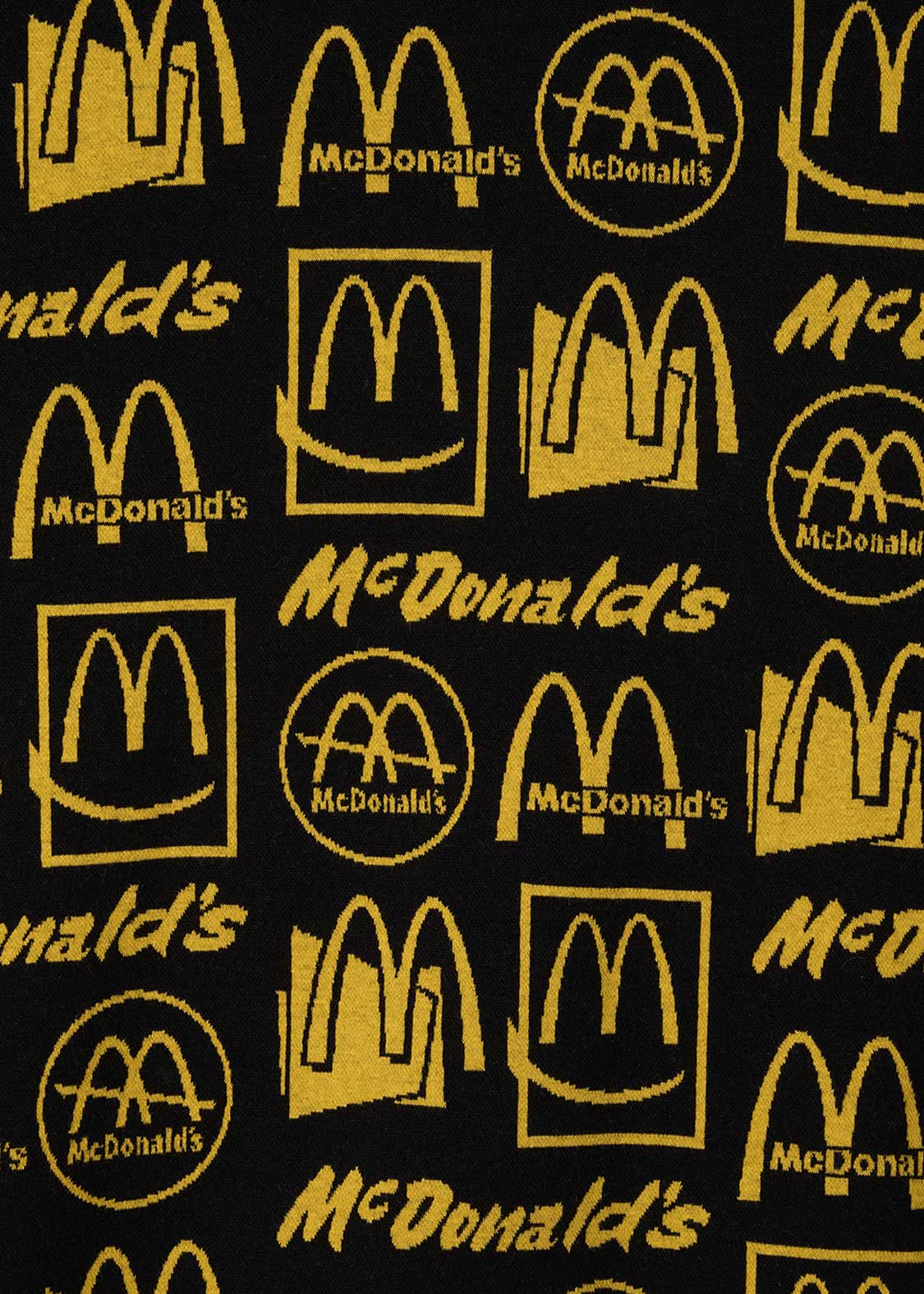 マクドナルドの思い出｜ジャカードVネックカーディガン｜ユニセックス