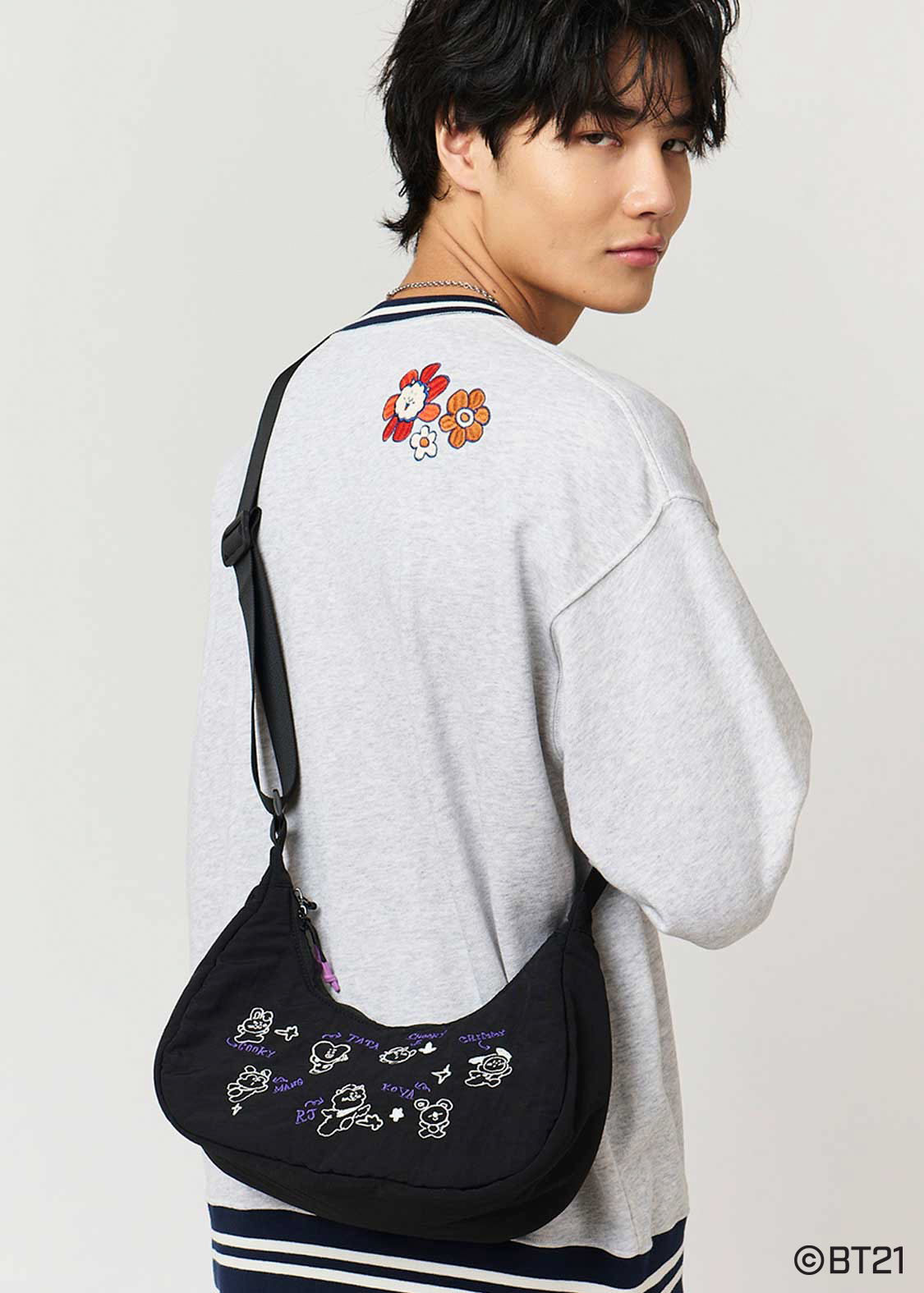 BT21 スケッチ｜ミニショルダーバッグ｜ユニセックス｜グラニフ