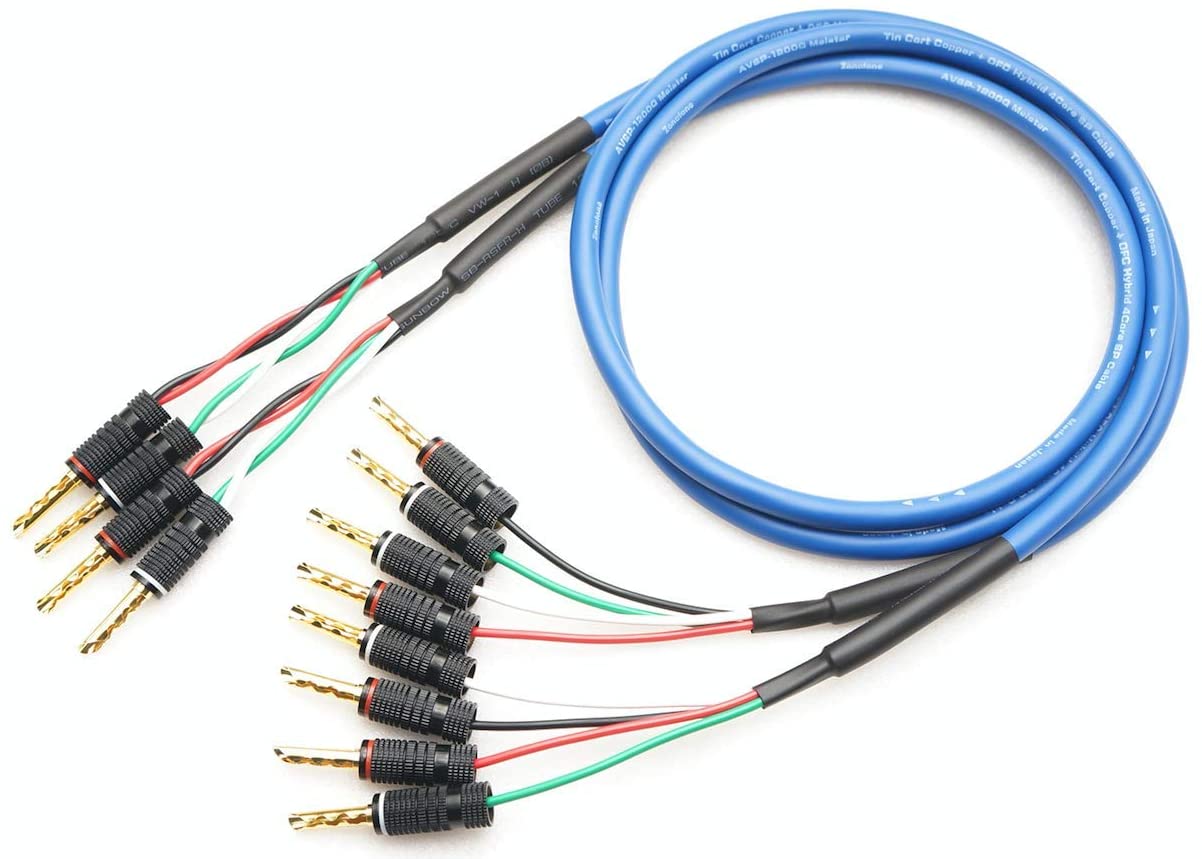 Zonotone AVSP-1200Q Meister バイワイヤリング対応 2本セット バナナ