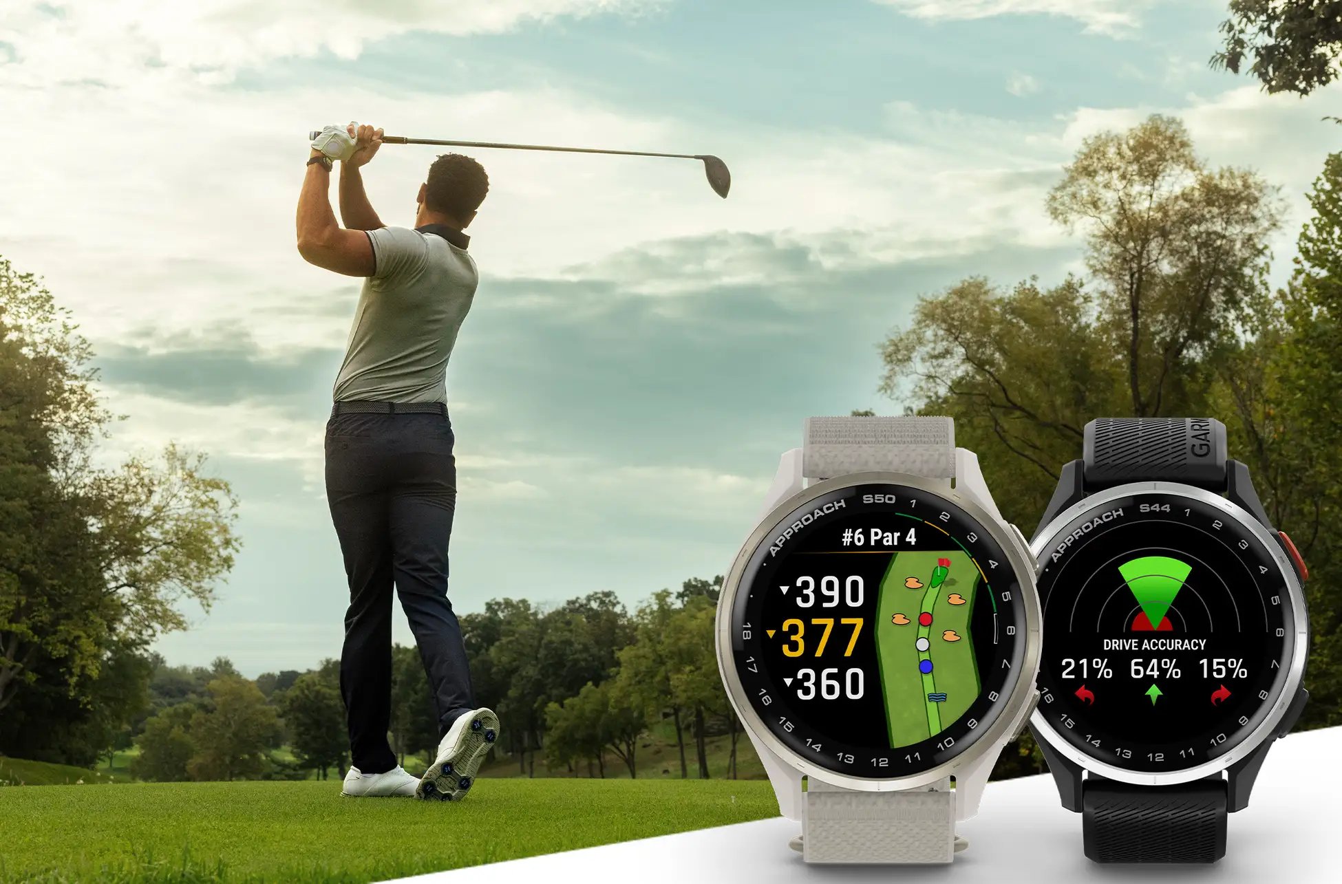 レンタル】ガーミン(garmin)・Approach S50（心拍計搭載） Blackの