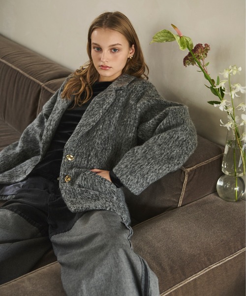 loin nuit（ロワンニュイ）の「shaggy coat / シャギーコート