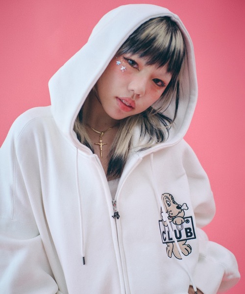 GALFY（ガルフィー）の「GALFY-イヌクラブジップパーカー（パーカー