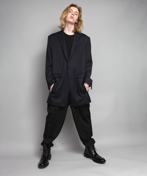 ato（アトウ）の「WOOL CONSTRUCTIVE JK（テーラードジャケット）」 - WEAR