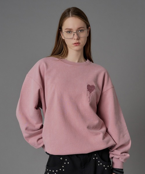 26SS HEART LOGO DRAW CODE SWEAT / ハートロゴドローコードスウェット