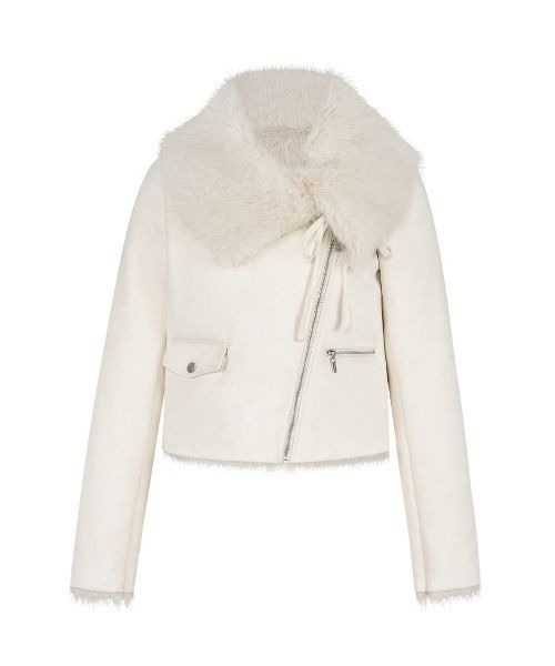 Romance Suede Fur Jacket（ムートンコート）｜andwang（アンドワン