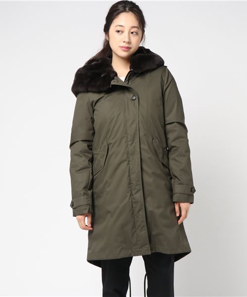 WOOLRICH（ウールリッチ）の「ラビットファーコート W'S LITERARY REX