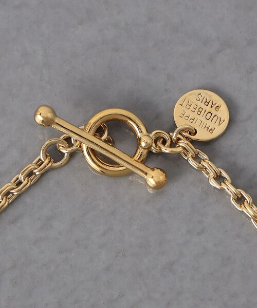 別注】＜PHILIPPE AUDIBERT＞JISS チェーンネックレス GLD（ネックレス