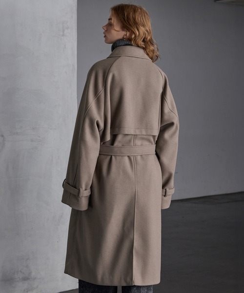 SERACE（セラス）の「【SERACE】2way over melton soutien collar coat