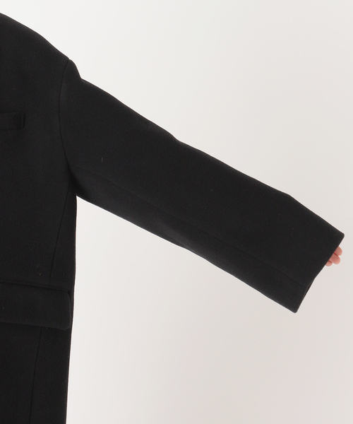 Spick and Span サイズ36 モッサジャケットライクコート 黒 Spick