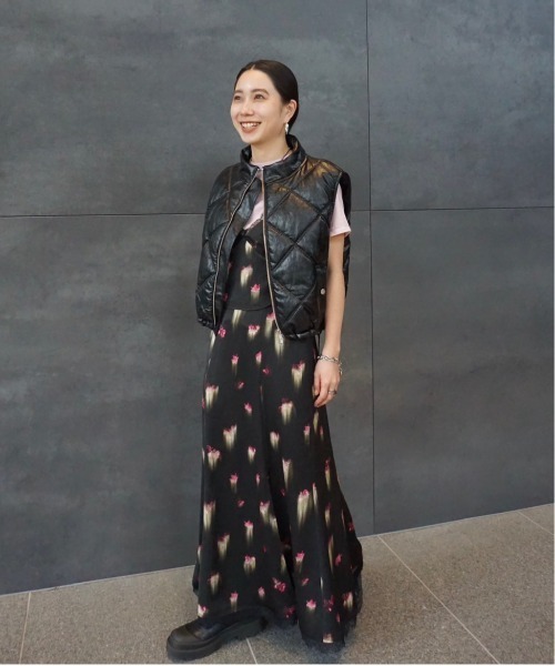 Ameri（アメリ）の「CLARA SATIN CAMI DRESS（ワンピース）」 - WEAR