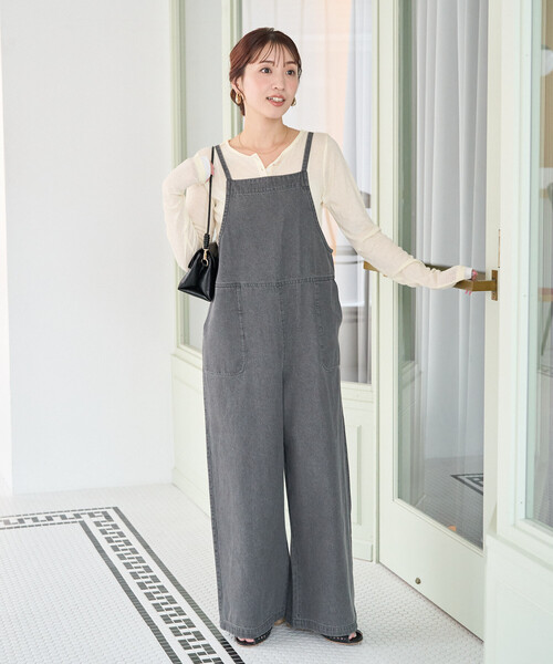 セール】限定展開 紐 デニム サロペット（サロペット/オーバーオール