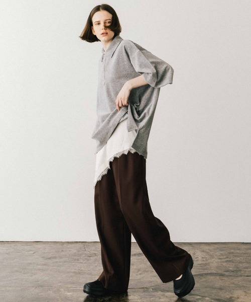 CREDONA（クレドナ）の「COTTON VELOUR OVER POLO/コットンベロア