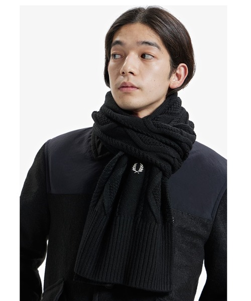 FRED PERRY（フレッドペリー）の「Cable Scarf（マフラー）」 - WEAR