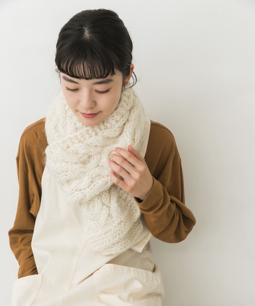 かぐれ（カグレ）の「スリアルパカウールマフラー（マフラー）」 - WEAR