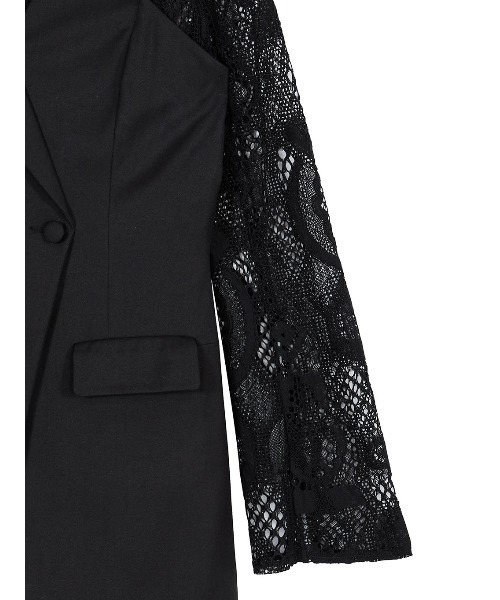 Ameri（アメリ）の「UND SUIT DOCKING LACE DRESS（ワンピース）」 - WEAR