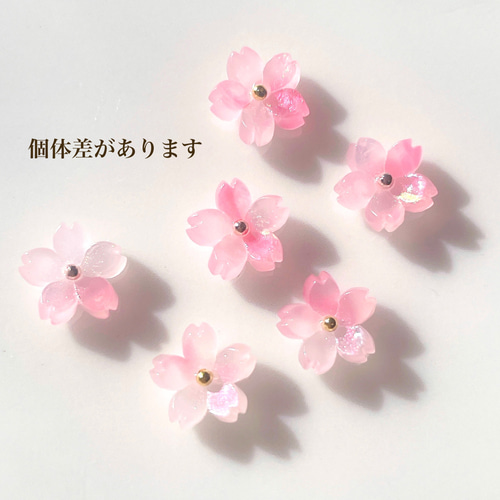 春支度 桜 サクラ ピンク ボディピアス 14G 16G 18G お花見 春 軟骨