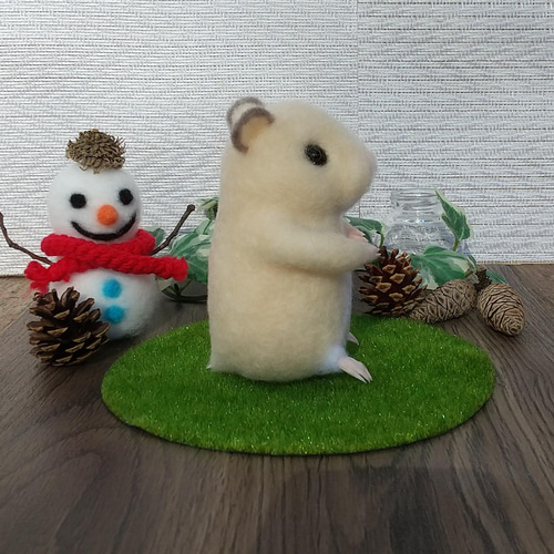 キンクマハムスター 羊毛フェルト 羊毛フェルト Sleeping forest 通販