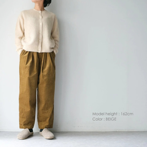 ✨40％OFF✨ドビーコーデュロイ タックデザインパンツ vent blanc
