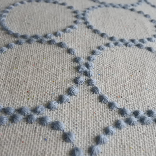 最後1枚∞ミナペルホネン∞クッションカバー∞タンバリン刺繍∞ミナ