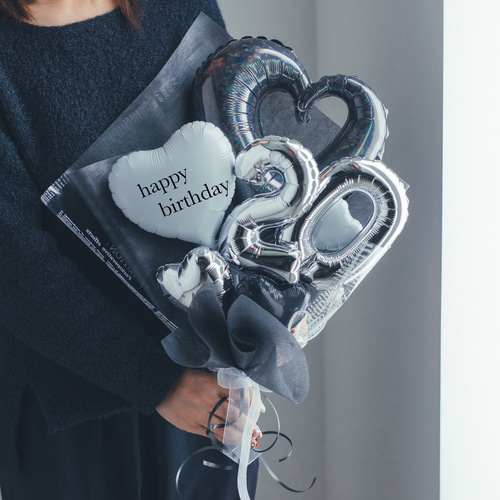バルーンブーケ♡black♡成人式 お誕生日 バルーン その他インテリア