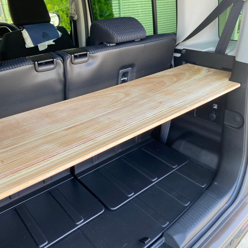 スズキ 新型ハスラー用ラゲッジボード 木製 塗装済み ワイドタイプ 車