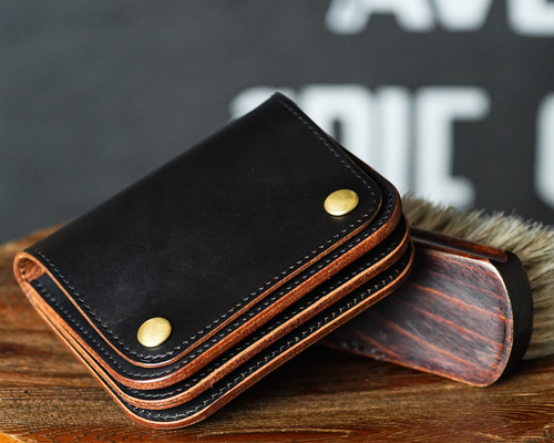 ショート トラッカーウォレット / Short Tracker Wallet < 茶芯