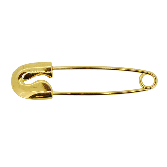 アクセサリパーツ 金具 ブローチピン 安全ピンタイプ 50mm ネジ式