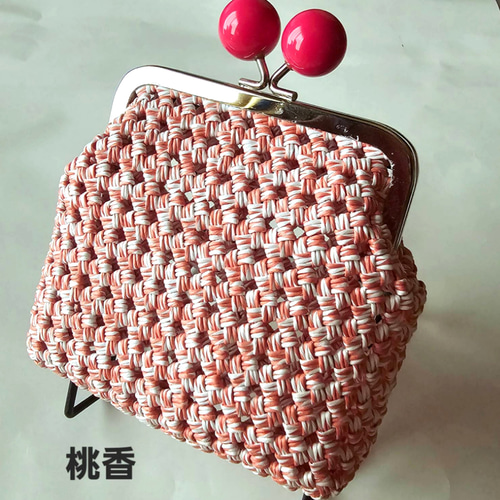 10.5cm口金【和柄シリーズ】大人可愛い ふっくらフォルムのあめ玉