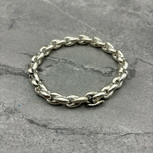 シルバーブレスレット シルバー925 8mm幅 ブレスレット RESHEM SILVER
