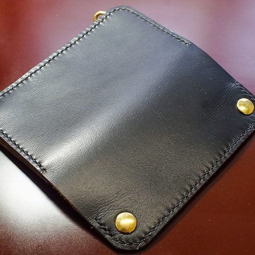 トラッカーウォレットミドル horse leather 馬革 手縫 ホースレザー 長
