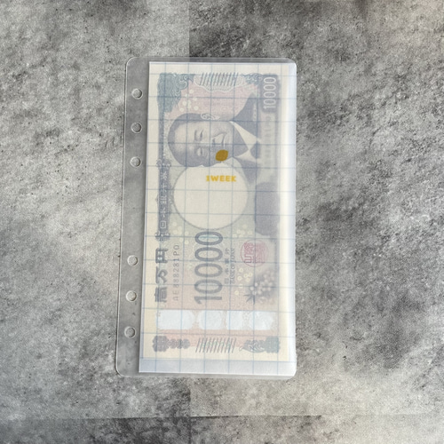 NEW！】A6 リフィル 5枚セット saving 貯金 韓国 お金管理 手帳 remon