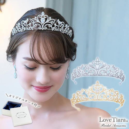 ブリリアハートジルコニアティアラRT-39|花嫁 結婚式 ウエディング