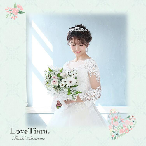 エレガントスワールティアラ T-79|花嫁 ウエディング 結婚式 上品