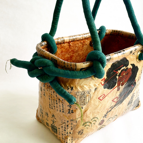 一閑張り籠バック IKABANBAN様確認用 一閑張り籠 IkABANBAN様 確認用