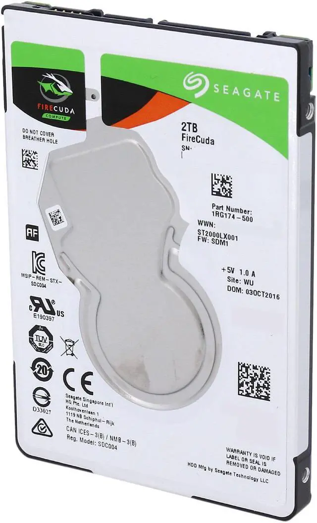 Seagate FireCuda Gaming SSHD 2TB 2.5