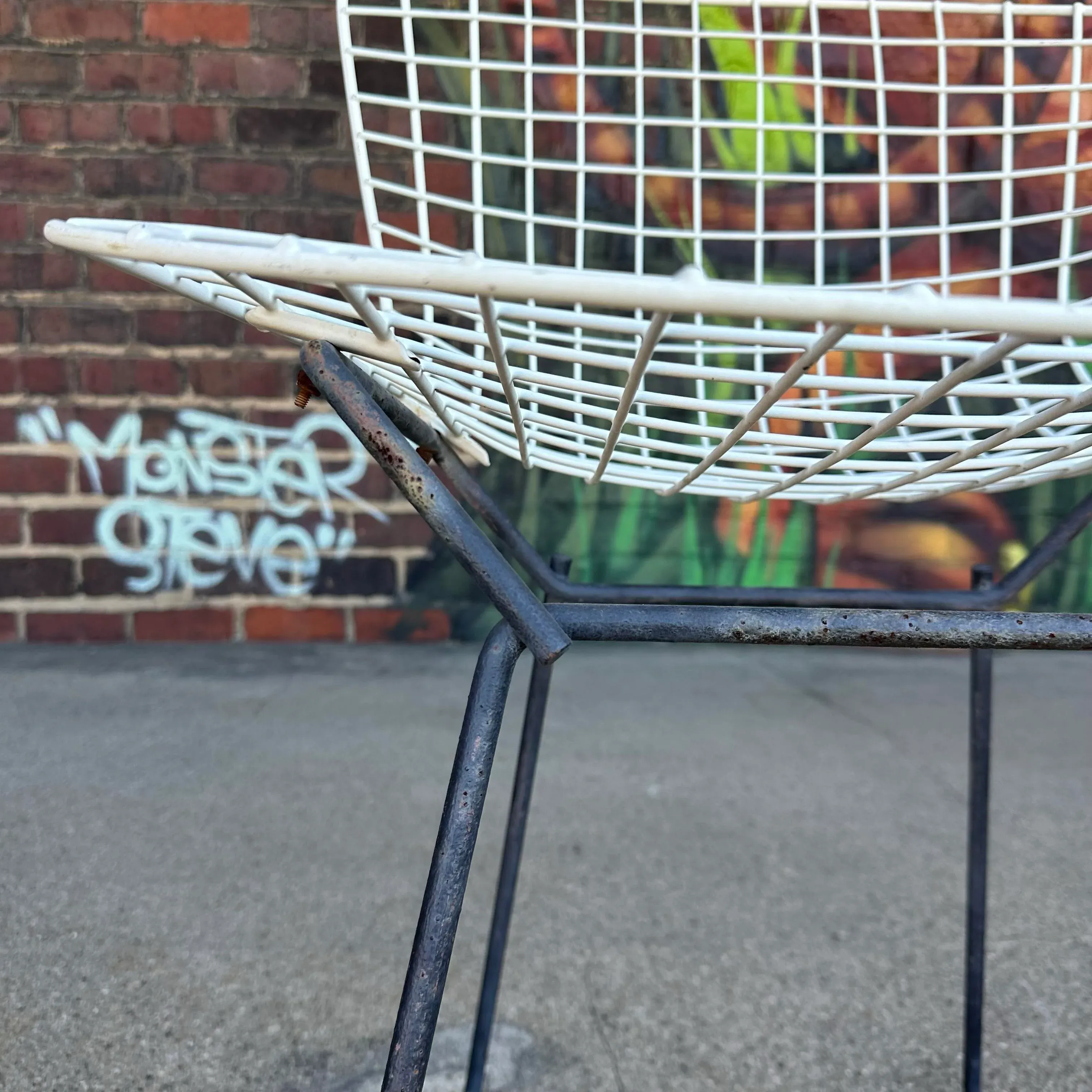 Set of 6 Harry Bertoia Wire Side Chairs for Knoll | Chairish