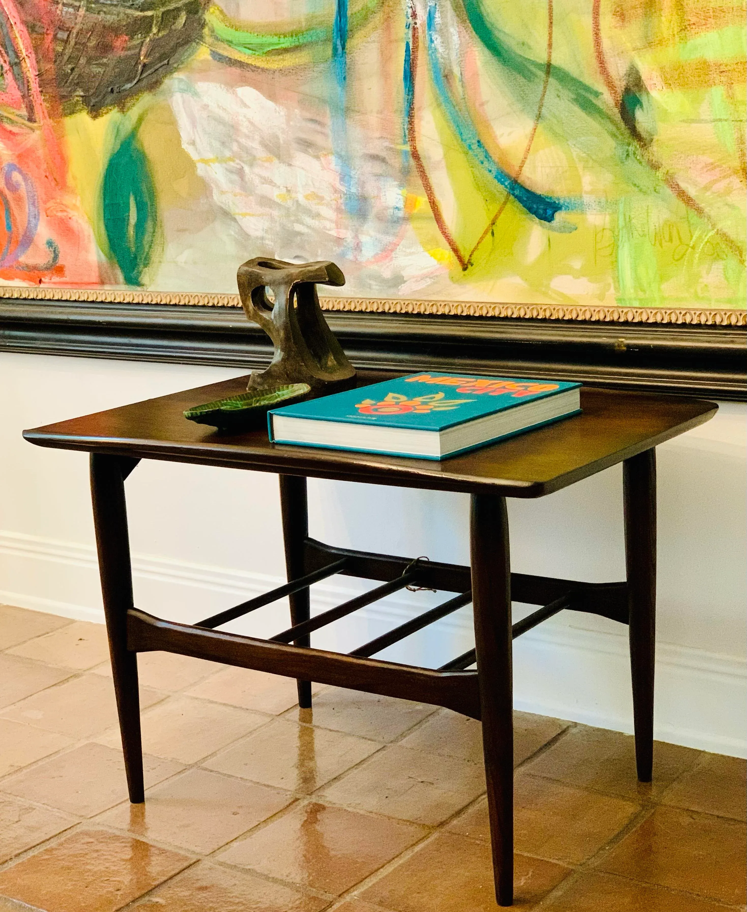 Vintage 1960s 'Surfboard' Mid-Century Danish Style Bassett
