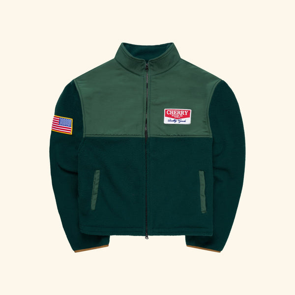 Racing Zip Sherpa (Hunter Green) – CHERRY LA