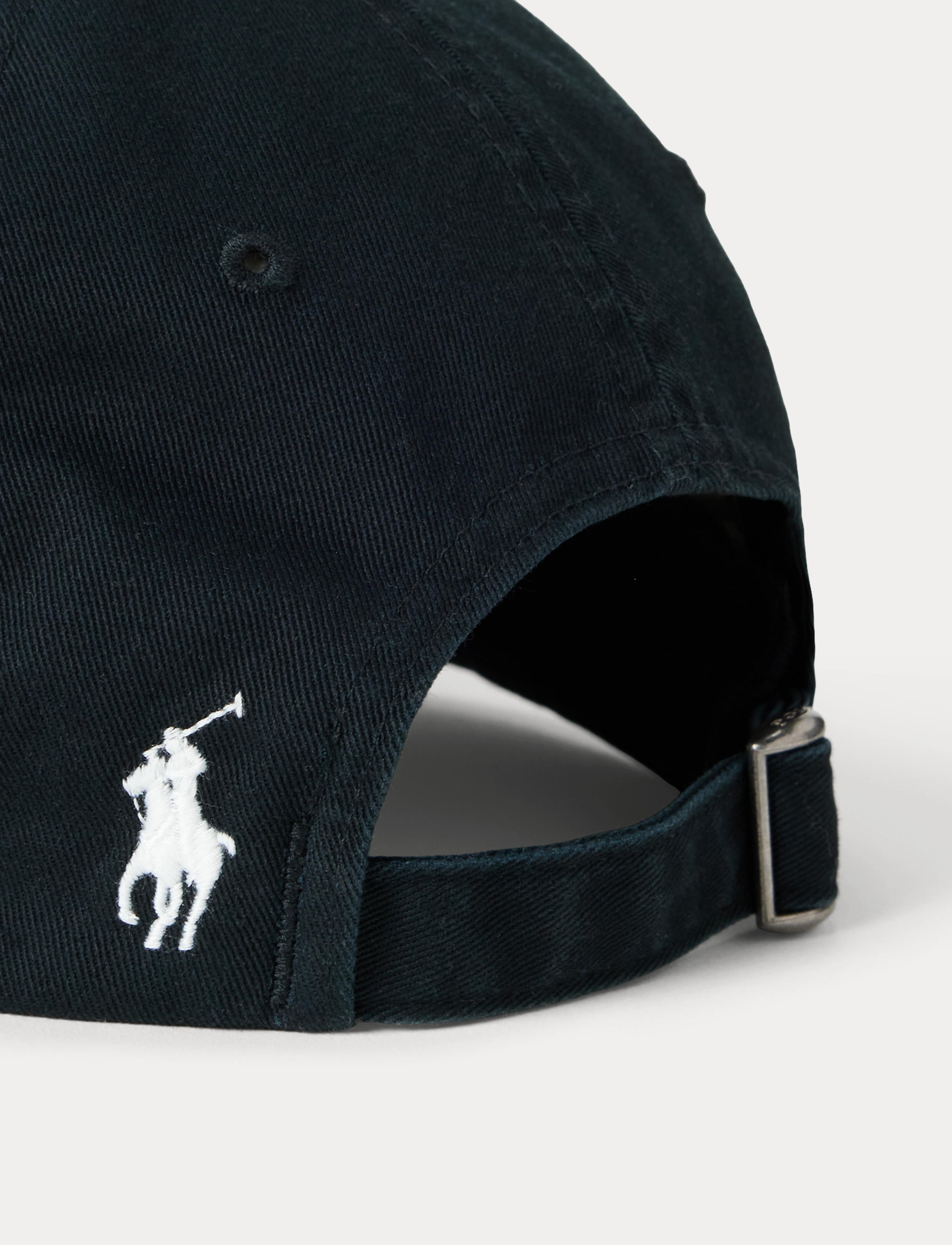 Polo Ralph Lauren Cotton Twill Ball Cap Black | Chicago City Sports