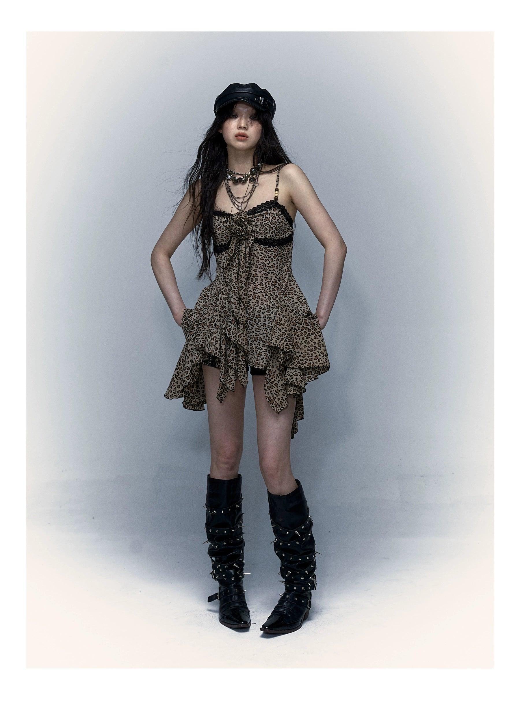 No Romance Floral Handkerchief Hem Camisole - Women's Lace Trim Asymm
