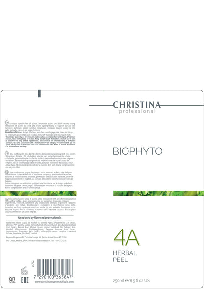 BioPhyto Herbal Peel (krok 4a) Peeling detoksykujący – Christina