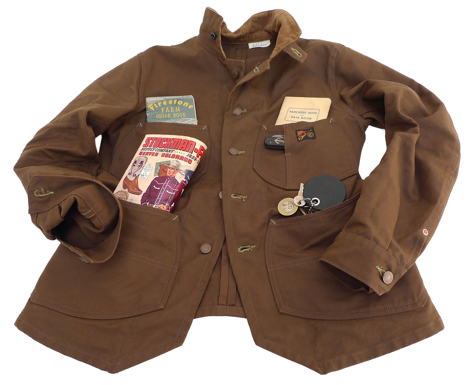 Mister Freedom® CONDUCTOR Jacket, “cachou” Duck Canvas, Sportsman