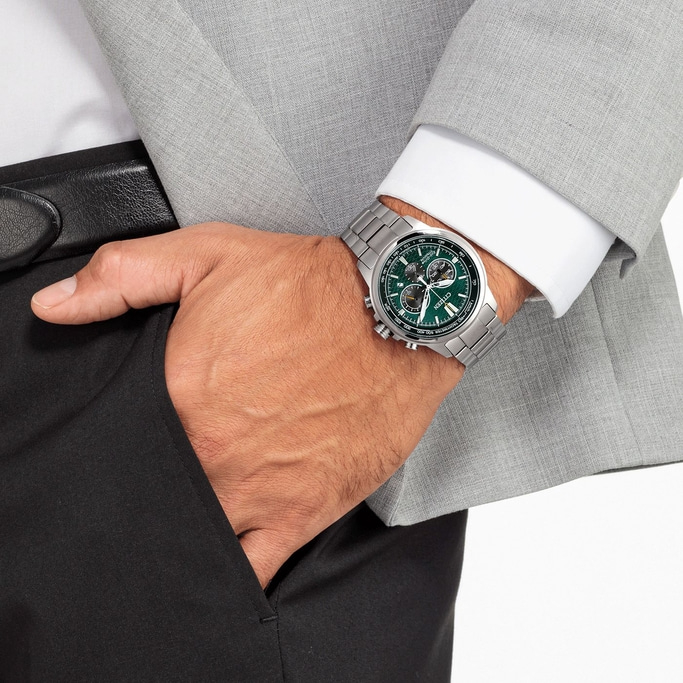 CA4570-88X Male Super Titanium ™ green ⌀ 43.5mm Citizen Onlineshop