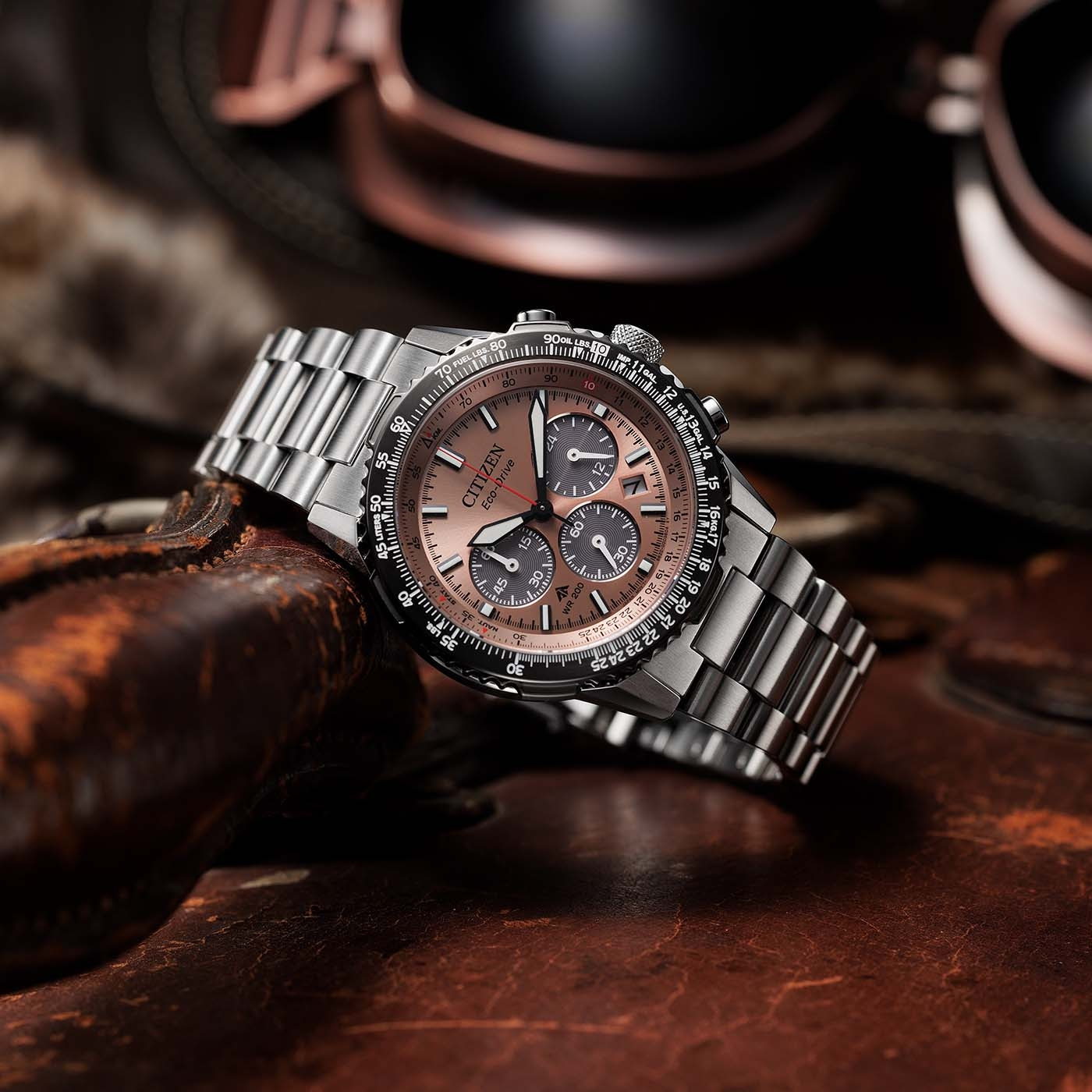 CA4664-60X Male Stainless steel brown ⌀ 40mm Citizen Onlineshop