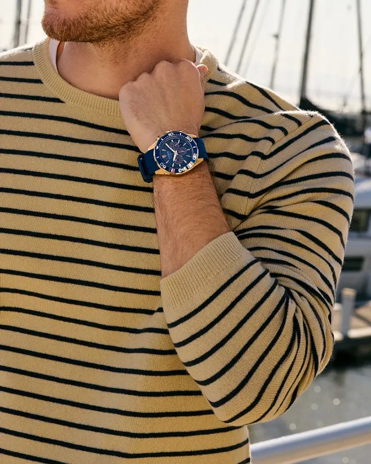 Endeavor Chrono Blue Dial Polyurethane Strap CA4733-00L | CITIZEN